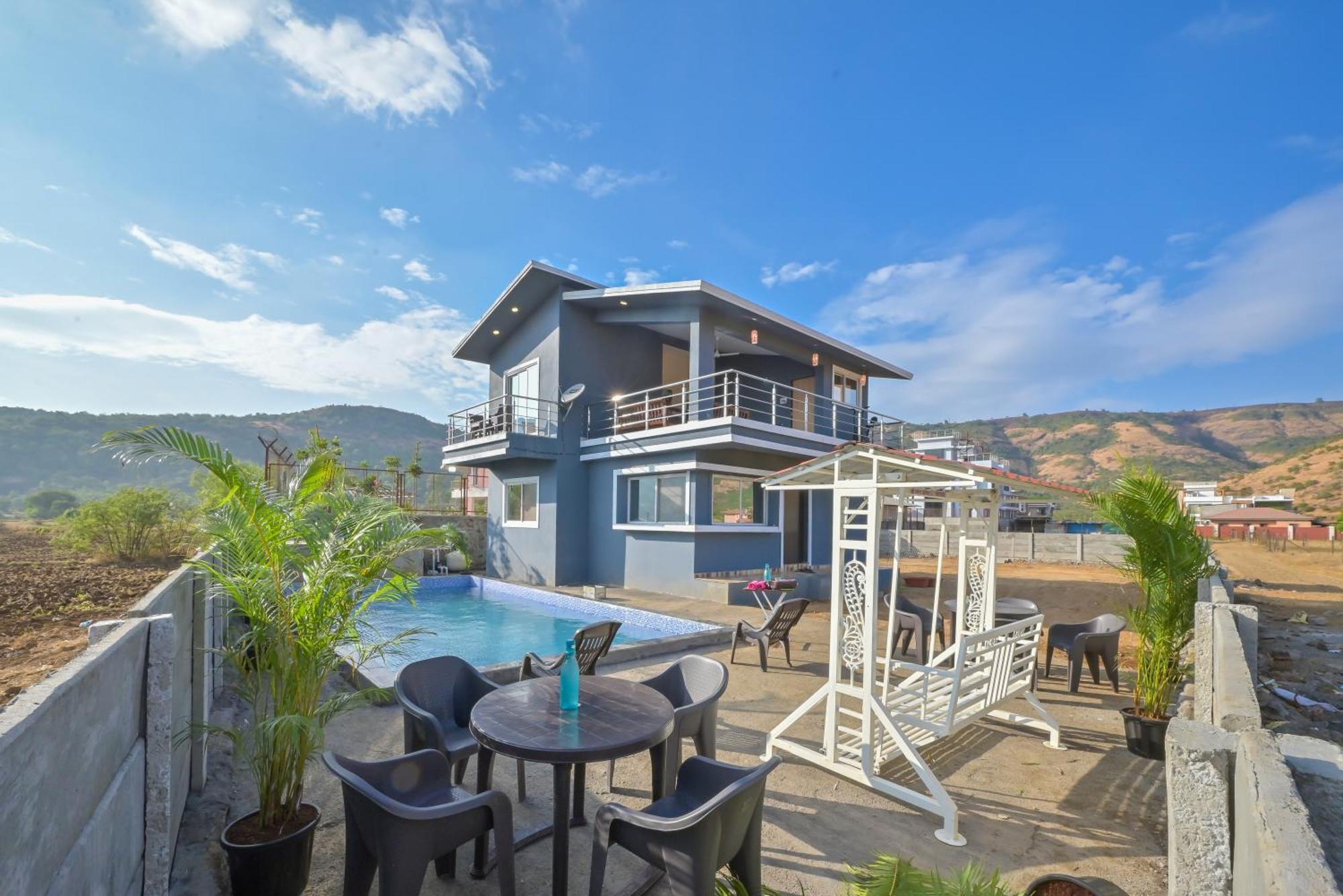 Empyrean Stay II Mirage Villa II Ac II 4Bhk II Largest Pool In Lonavala Li Exteriör bild