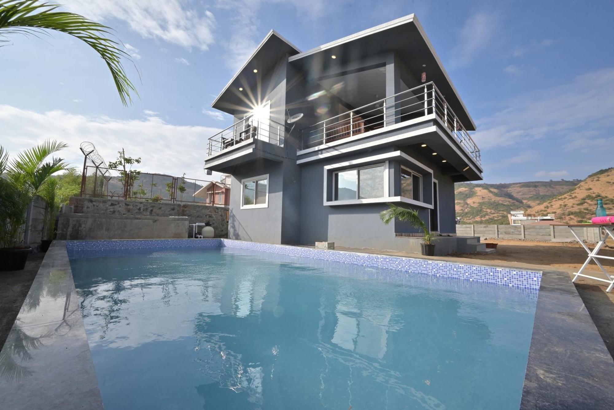 Empyrean Stay II Mirage Villa II Ac II 4Bhk II Largest Pool In Lonavala Li Exteriör bild