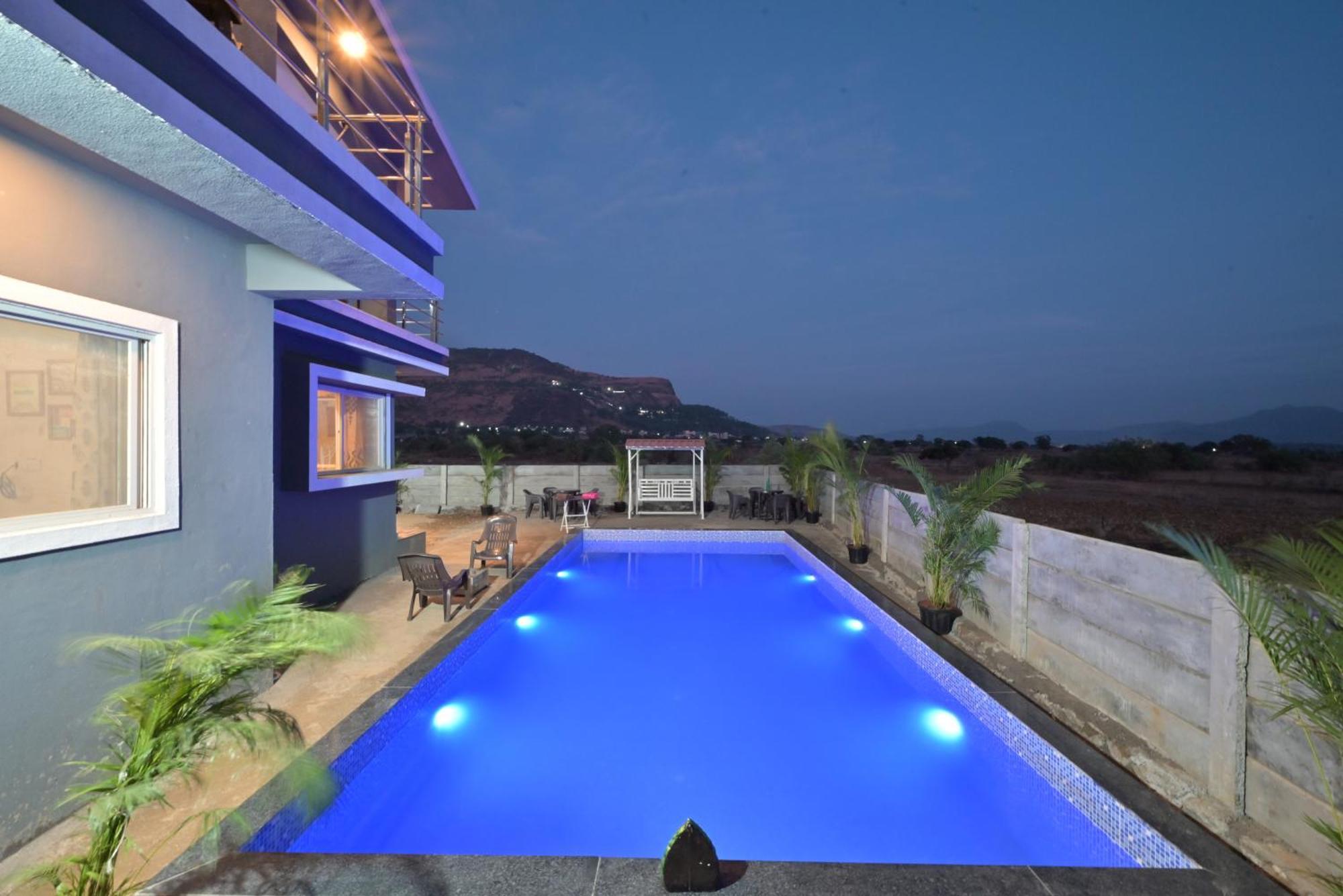 Empyrean Stay II Mirage Villa II Ac II 4Bhk II Largest Pool In Lonavala Li Exteriör bild