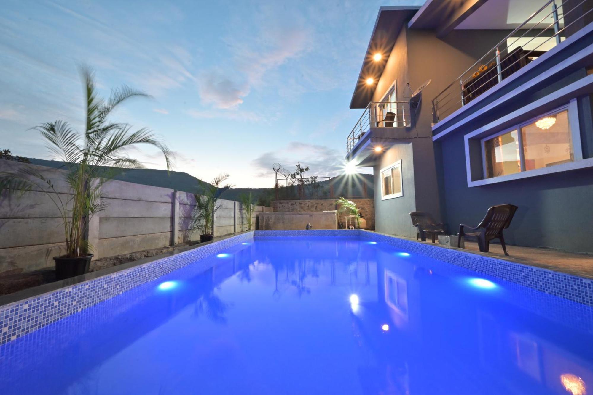 Empyrean Stay II Mirage Villa II Ac II 4Bhk II Largest Pool In Lonavala Li Exteriör bild